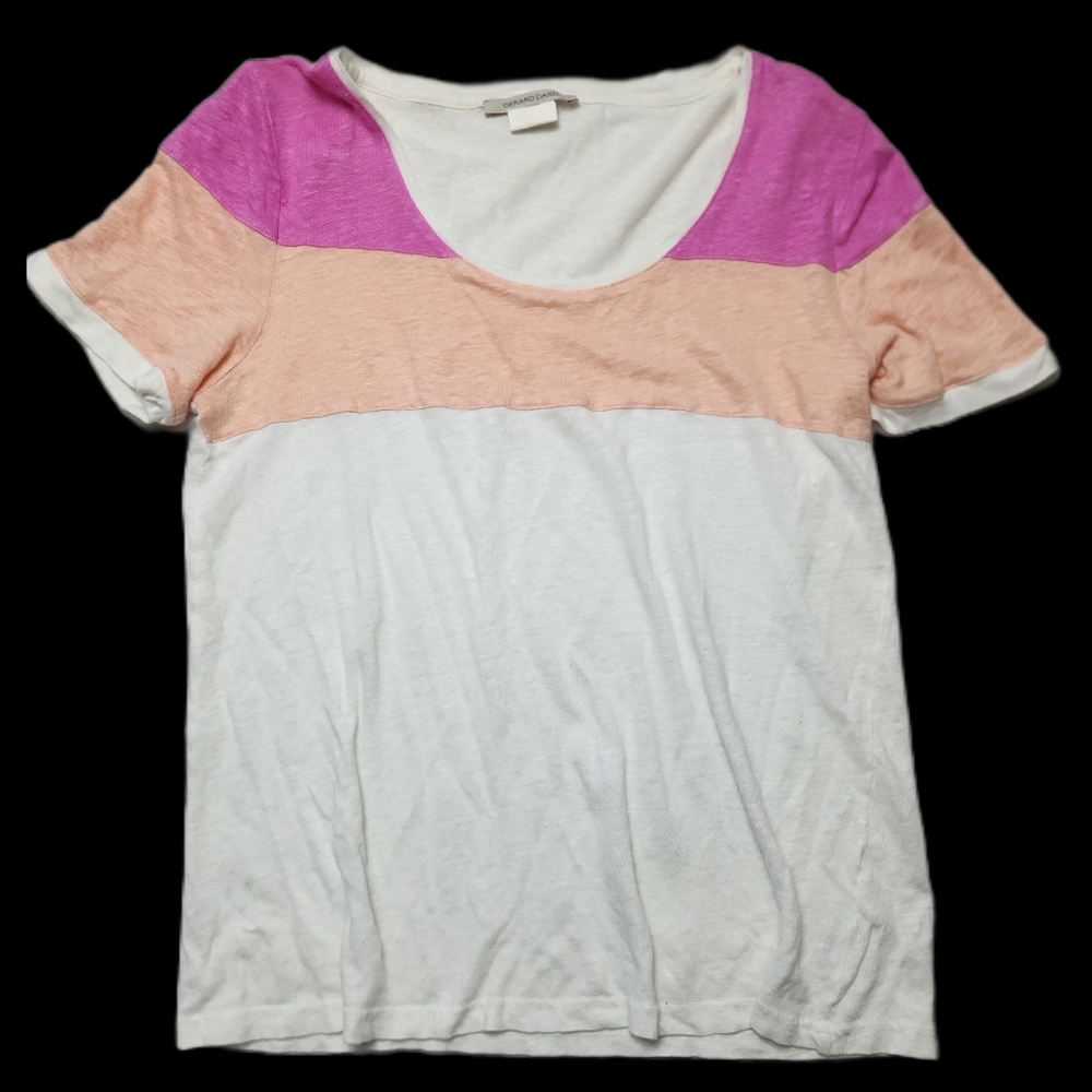 $145 GERARD DAREL Linen Tee Shirt